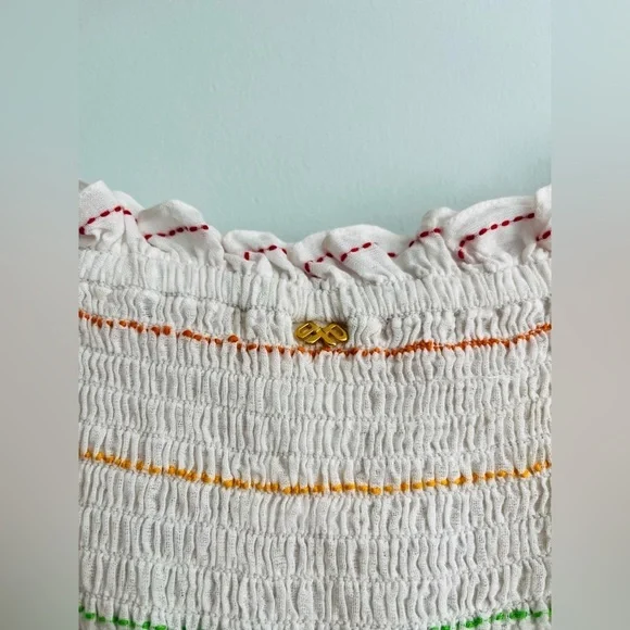 PQ Swim PilyQ Revolve Stephanie Maxi Dress Size XS/S Striped Smocked Tube Dress - Picture 7 of 13